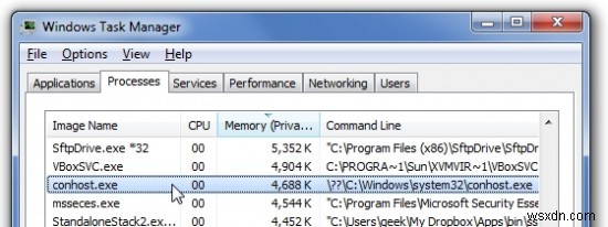 ConHost.exe 오류 수정 – 이 파일은 무엇이며 어떻게 수정합니까? 