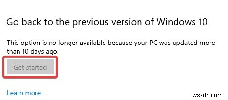Windows 11을 Windows 10으로 롤백하는 방법 – Windows 10으로 다운그레이드
