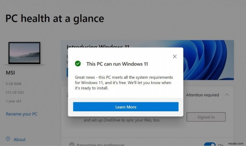 Windows 11은 지원되지 않는 컴퓨터에 설치할 수 있습니다. 