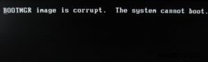 Windows 10에서 Bootmgr 이미지가 손상되면 어떻게 수정합니까?