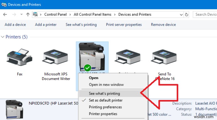 Windows 10에서 프린터를 온라인으로 변경하는 방법