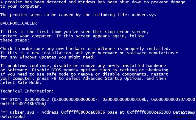 Windows 10에서 잘못된 풀 호출자 오류 코드를 수정하는 방법