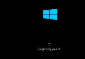 Windows 10이 PC 진단 시 멈춤