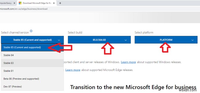 Windows 10 1903 업데이트 후 Microsoft Edge가 작동하지 않음