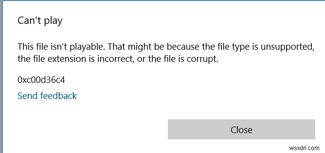 Windows 10에서 0xc10100be 비디오 오류를 수정하는 방법