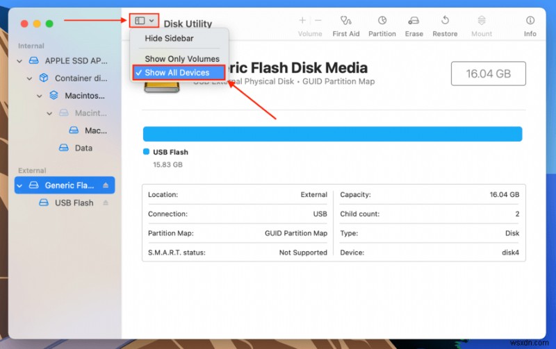 데이터 손실 없이 Mac에서 USB 드라이브를 FAT32로 포맷하는 방법 