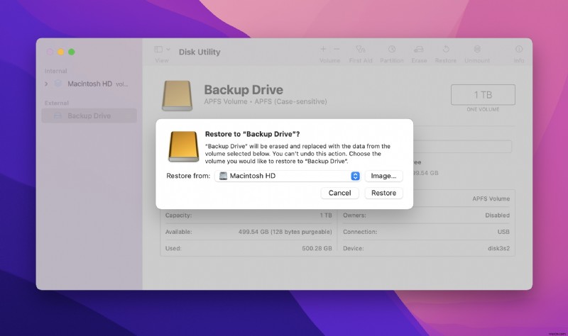 Mac 하드 드라이브를 다른 디스크에 복제하는 방법 