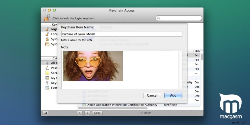 추가 개인 정보 보호를 위해 OS X에서 이미지와 비디오를 암호화할 수 있습니다.