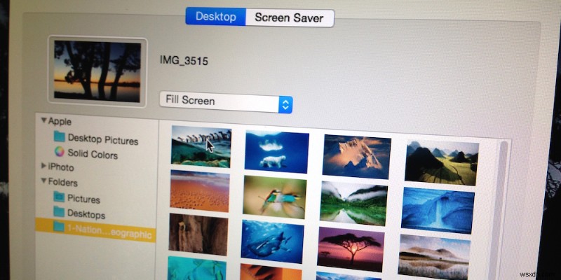 31일 간의 OS X 팁:화면 보호기 이미지를 바탕 화면 배경으로 사용