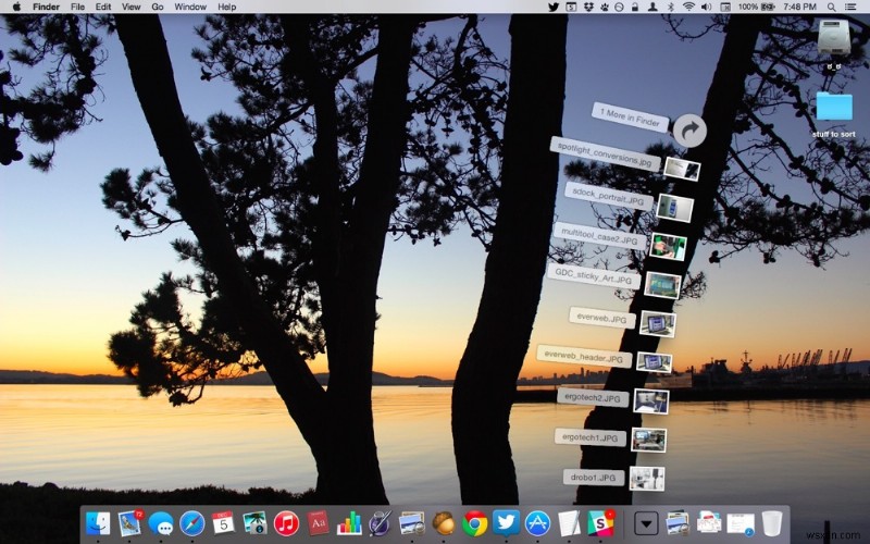 31일간의 OS X 팁:Dock에서 태그를 스택으로 표시