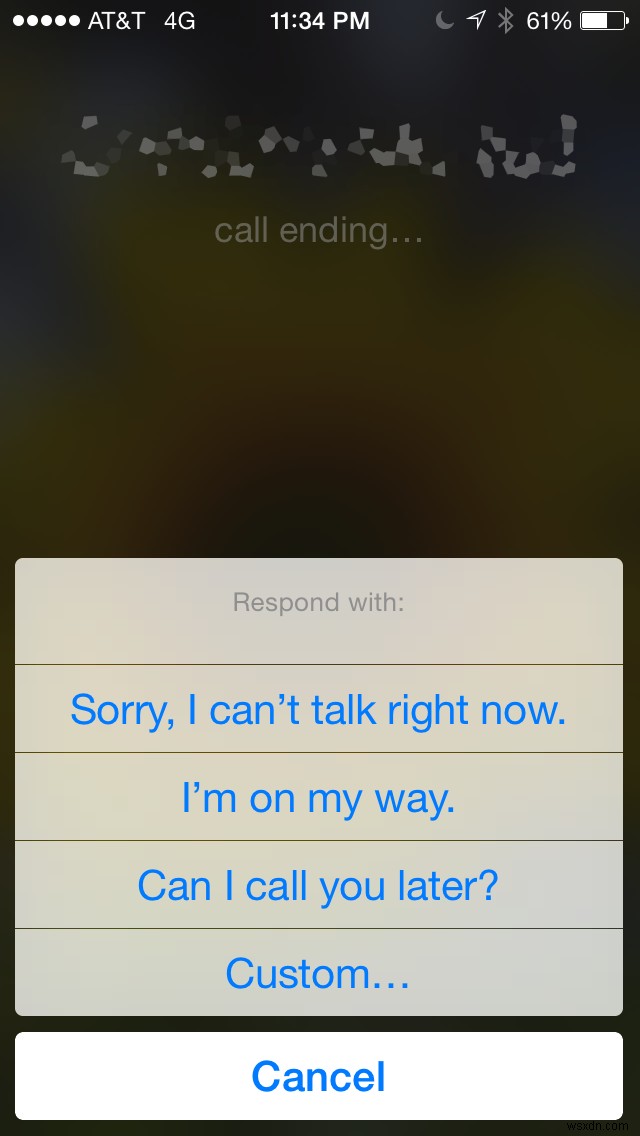 30일간의 iOS 팁:문자 메시지로 받지 못한 전화에 응답