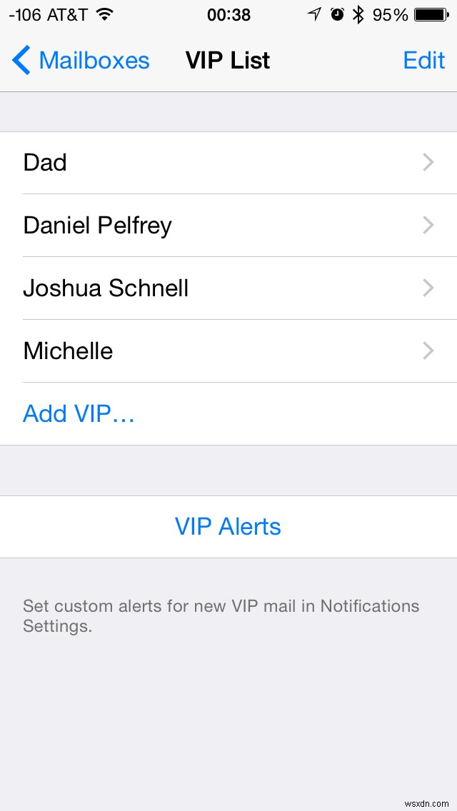 30일 간의 iOS 팁:Mail에서 VIP 설정