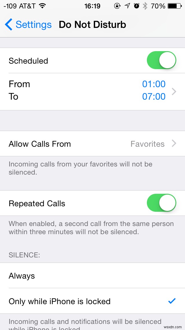 iOS 팁 30일:방해하지 말고 평화를 얻으세요.