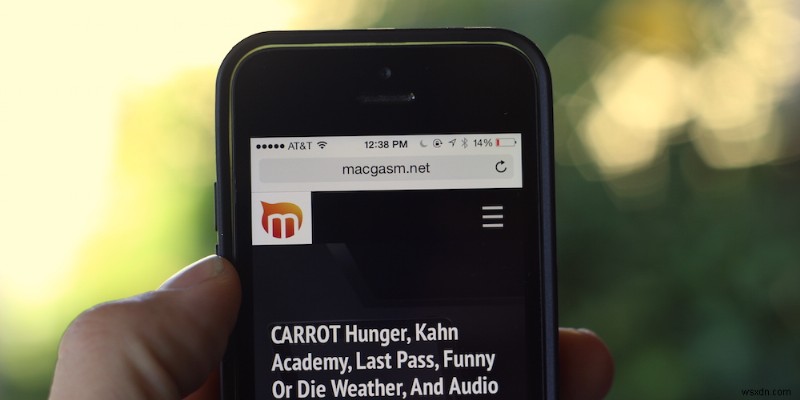 30일간의 iOS 팁:Safari에서 웹사이트의 데스크탑 버전 보기 요청
