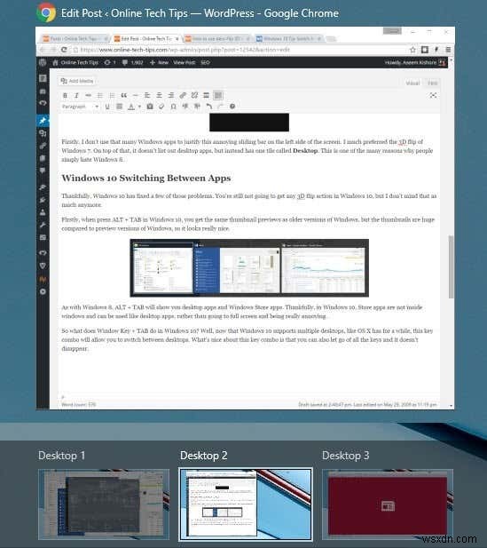 Windows 8 및 10에서 Aero Flip 3D는 어떻게 되었습니까? 
