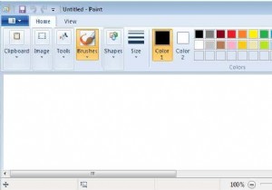 Windows 7 MS 그림판 검토 