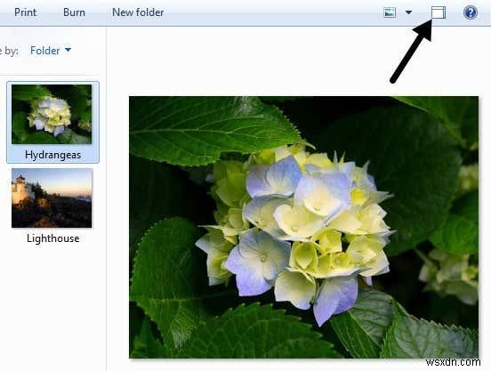 사진의 Windows 탐색기 기본 축소판 크기를 늘리는 방법 