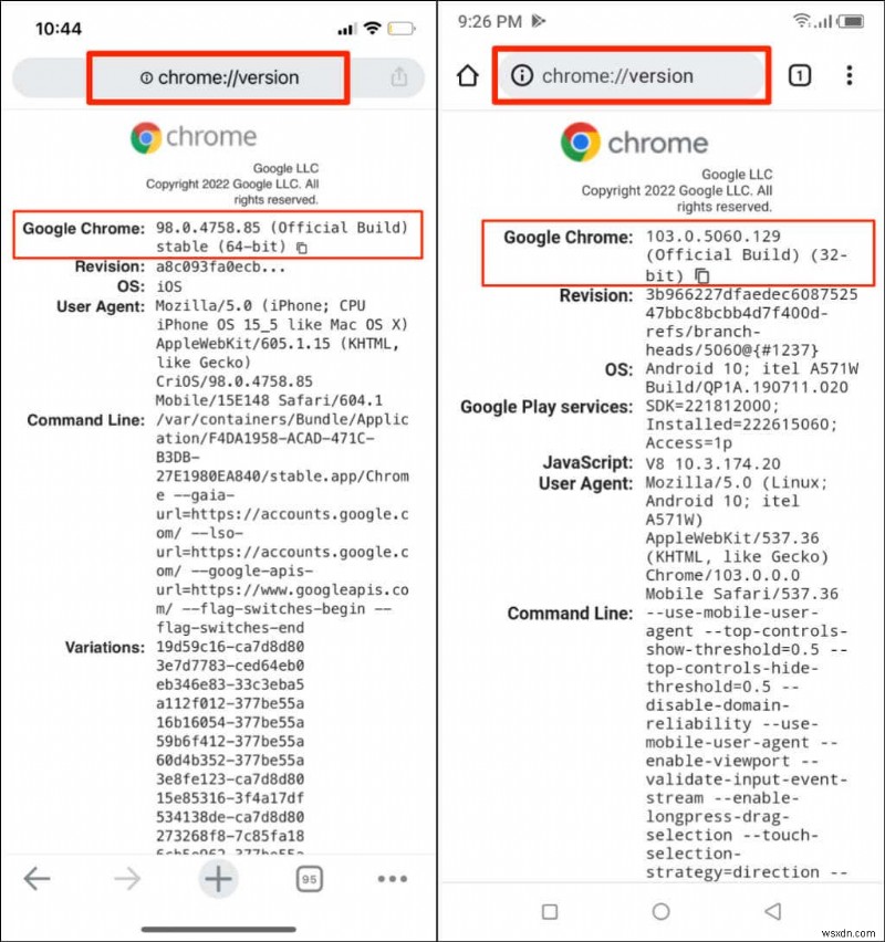 내 Chrome 버전은 무엇입니까?