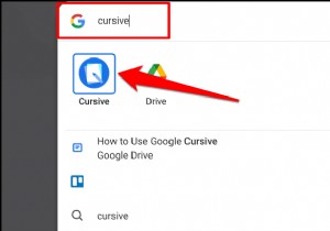크롬북에서 Google 필기체를 사용하는 방법