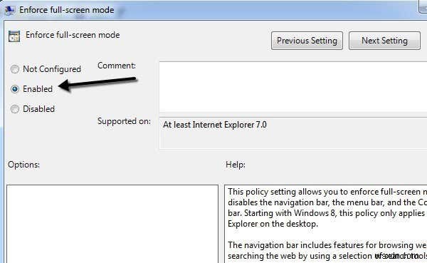 전체 화면 또는 키오스크 모드에서 Internet Explorer를 여는 방법 