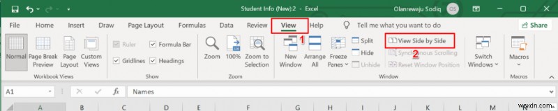 두 Excel 파일을 비교하고 차이점을 강조하는 방법