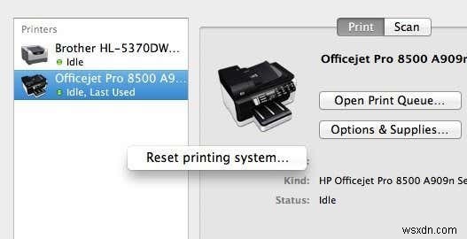 OS X에서  프린터용 소프트웨어를 설치할 수 없음  수정