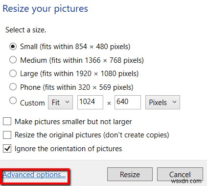 Windows 10을 사용하여 사진을 대량으로 크기 조정하는 방법 