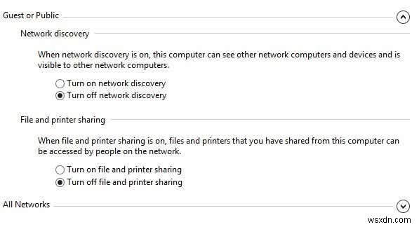 Windows 7, 8 및 10에서 공용 네트워크에서 사설 네트워크로 변경 