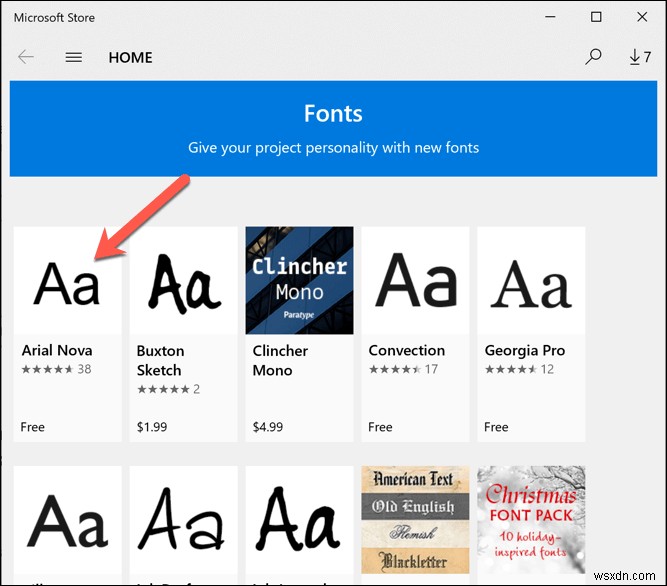 Windows 10에서 글꼴을 설치하는 방법 