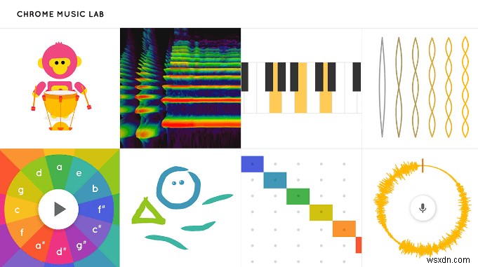 Chrome Music Lab:멋진 음악과 사운드를 만드는 방법 