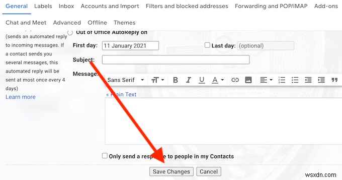 Gmail에서 이메일 보내기를 취소하는 방법