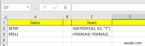 Excel에서 날짜를 빼는 방법 