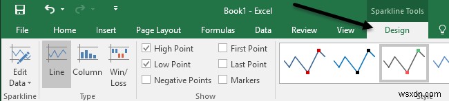 Excel에서 스파크라인을 사용하는 방법 