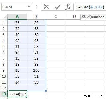 요약 함수를 사용하여 Excel에서 데이터 요약