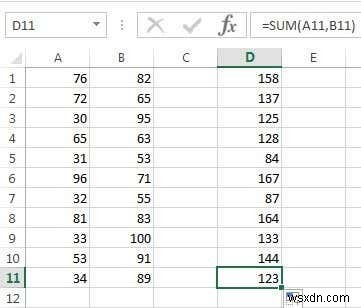 요약 함수를 사용하여 Excel에서 데이터 요약