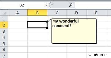 Excel 워크시트 셀에 주석을 추가하는 방법