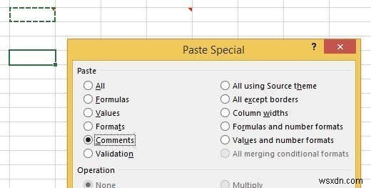 Excel 워크시트 셀에 주석을 추가하는 방법