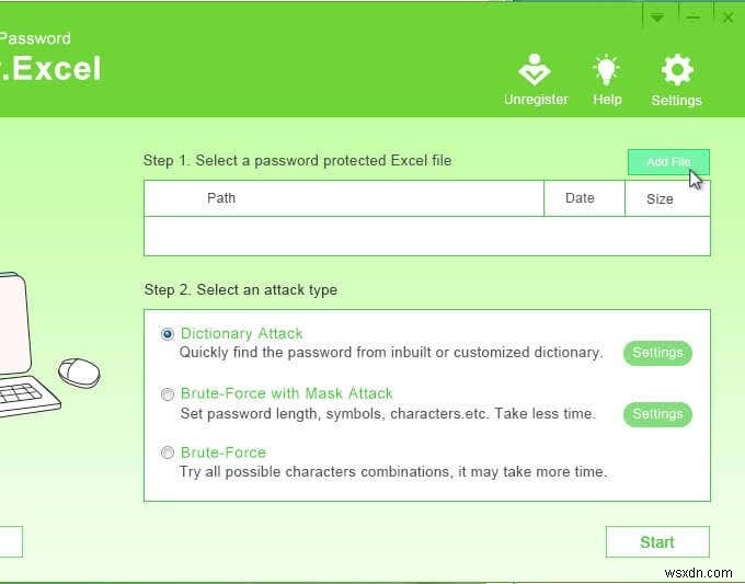 잊어버린 Excel XLS 암호를 제거, 균열 또는 깨는 방법 