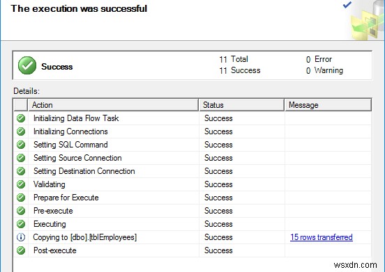 MS Access에서 SQL Server 데이터베이스로 데이터 마이그레이션