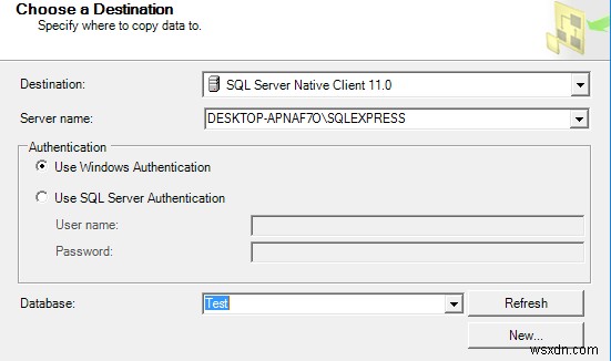 MS Access에서 SQL Server 데이터베이스로 데이터 마이그레이션