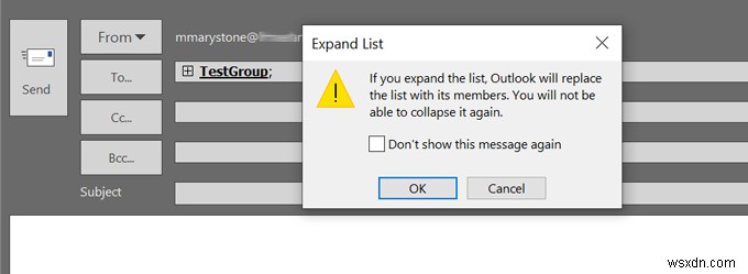 Outlook에서 메일 그룹을 만드는 방법