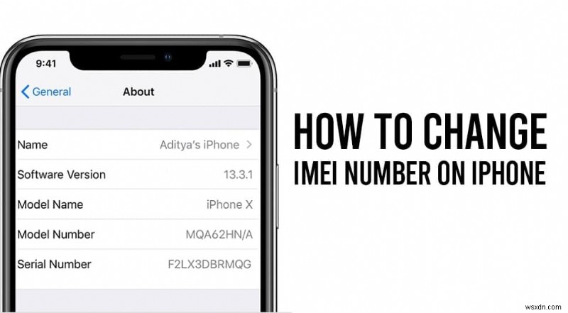 iPhone에서 IMEI 번호를 변경하는 방법 