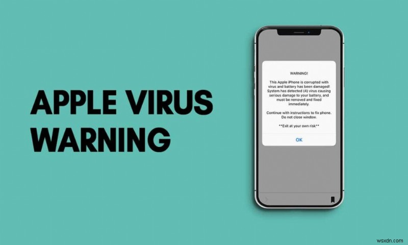Apple 바이러스 경고 메시지를 수정하는 방법 