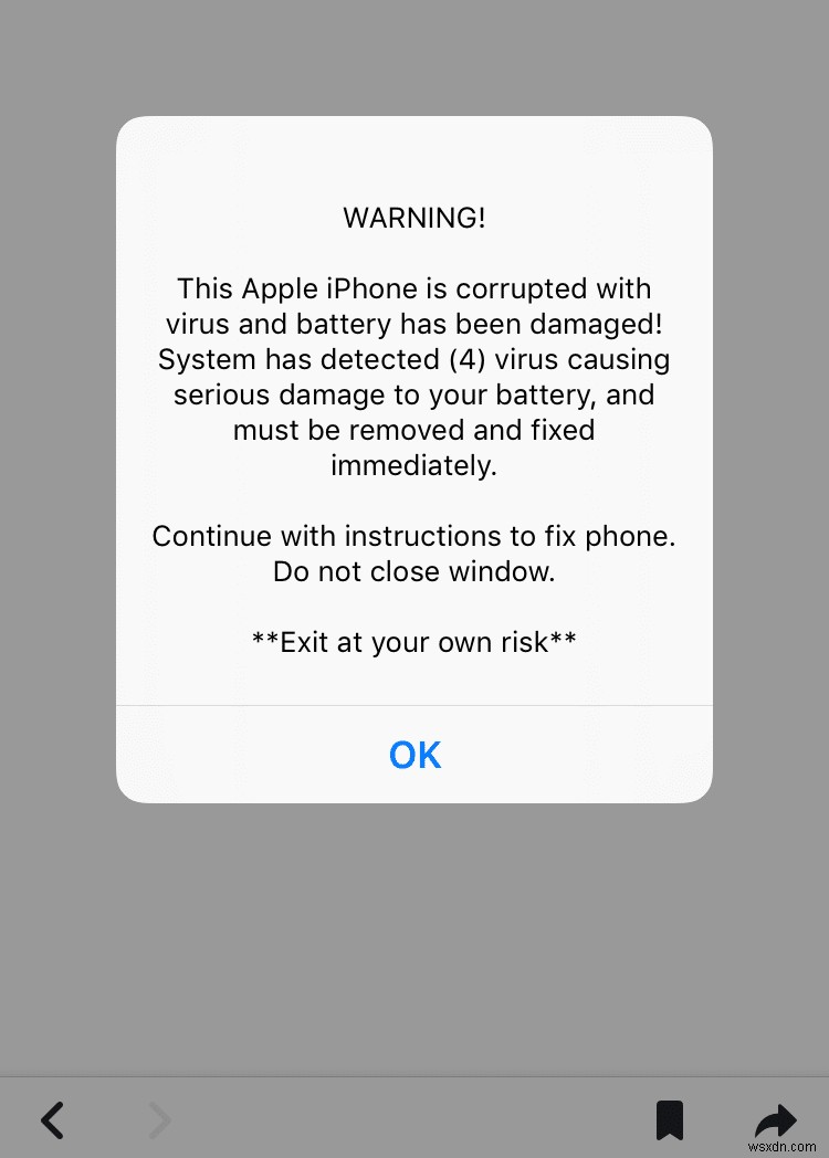 Apple 바이러스 경고 메시지를 수정하는 방법 