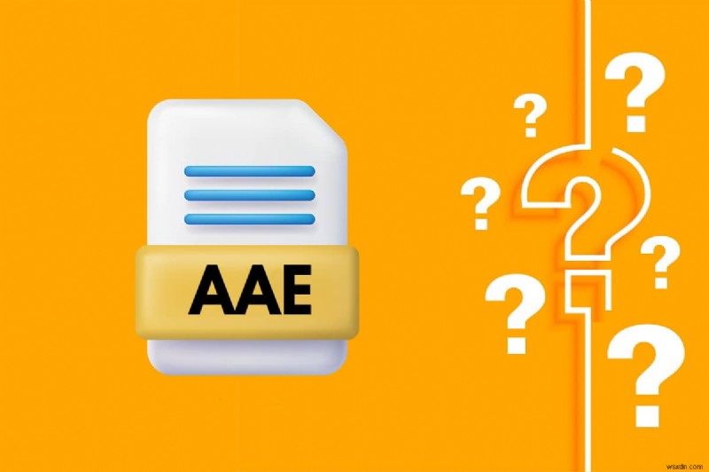.AAE 파일 확장자란 무엇입니까? .AAE 파일을 여는 방법은 무엇입니까?