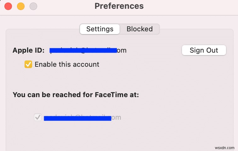 Mac에서 FaceTime이 작동하지 않는 문제 수정