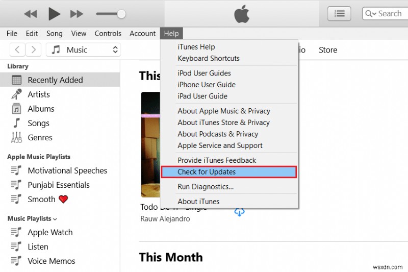 iTunes가 계속 열리는 문제 해결
