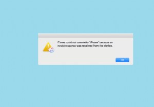 잘못된 응답 수신 iTunes 수정 