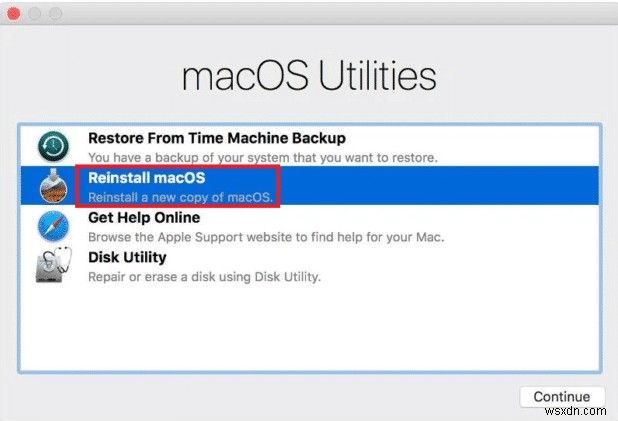 Mac 소프트웨어 업데이트 설치 중 문제 해결