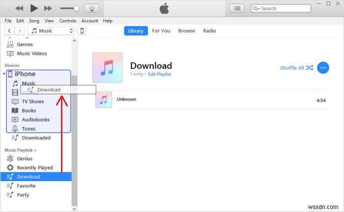 iPhone에서 iTunes로 재생 목록을 전송하는 방법